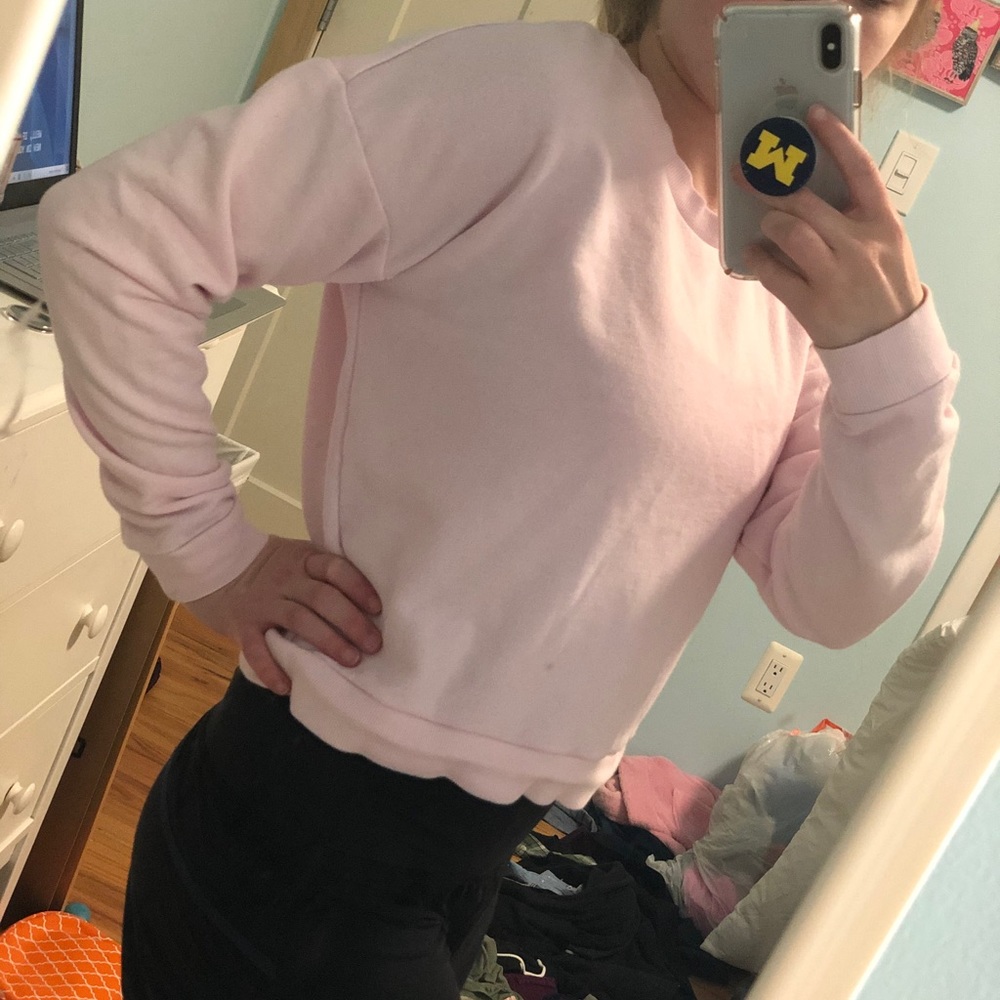 Cropped sweatshirt - Picture 2 of 5